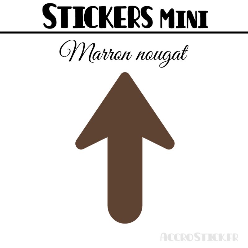 104 Flèches 1.8 cm - Stickers Flèches gommettes