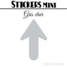 80 Flèches 2 cm - Stickers Flèches gommettes