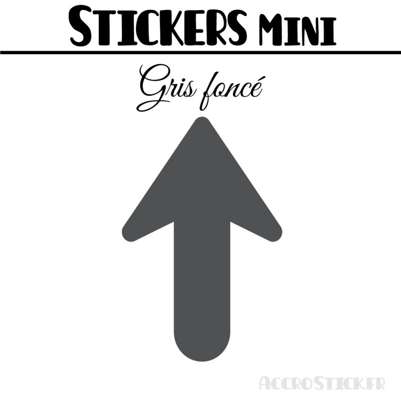 80 Flèches 2 cm - Stickers Flèches gommettes