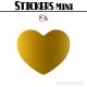 120 Coeurs 2 cm - Stickers mini gommettes