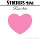 120 Coeurs 2 cm - Stickers mini gommettes