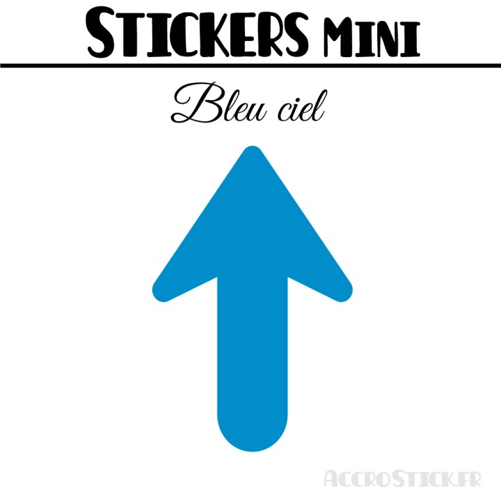 80 Flèches 2 cm - Stickers Flèches gommettes