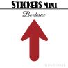 80 Flèches 2 cm - Stickers Flèches gommettes