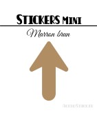 80 Flèches 2 cm - Stickers Flèches gommettes