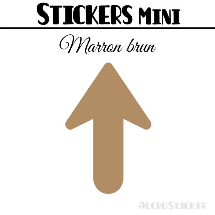 80 Flèches 2 cm - Stickers Flèches gommettes
