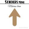 80 Flèches 2 cm - Stickers Flèches gommettes