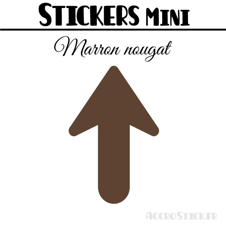 80 Flèches 2 cm - Stickers Flèches gommettes