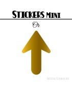 80 Flèches 2 cm - Stickers Flèches gommettes
