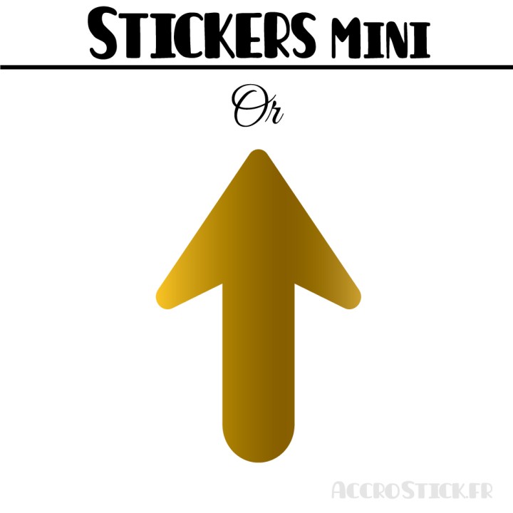 80 Flèches 2 cm - Stickers Flèches gommettes