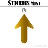 80 Flèches 2 cm - Stickers Flèches gommettes