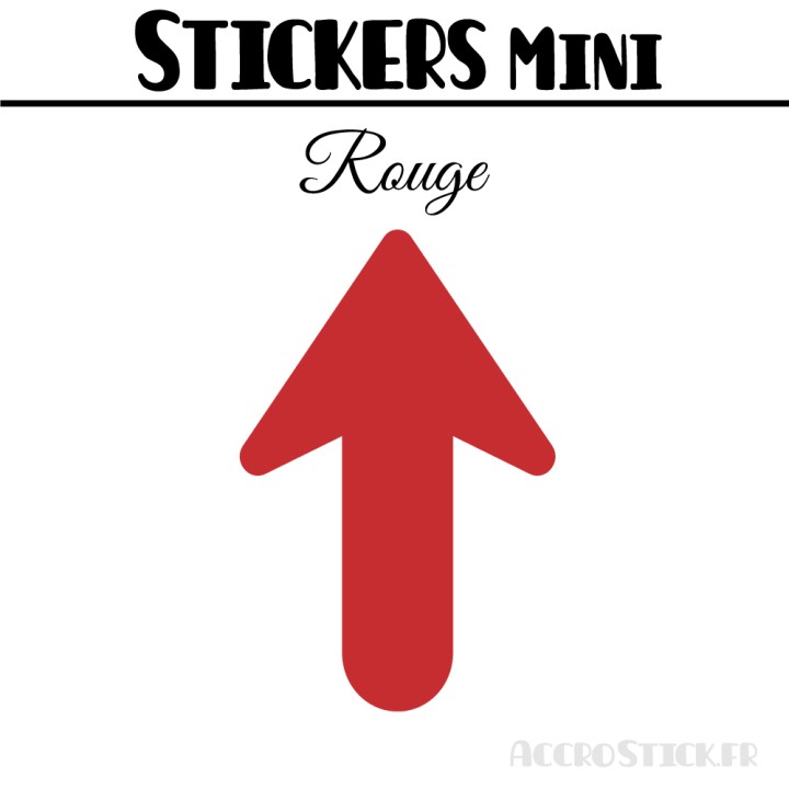 80 Flèches 2 cm - Stickers Flèches gommettes