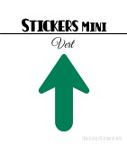 80 Flèches 2 cm - Stickers Flèches gommettes