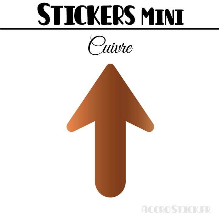 24 Flèches 4 cm - Stickers Flèches gommettes