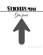 24 Flèches 4 cm - Stickers Flèches gommettes
