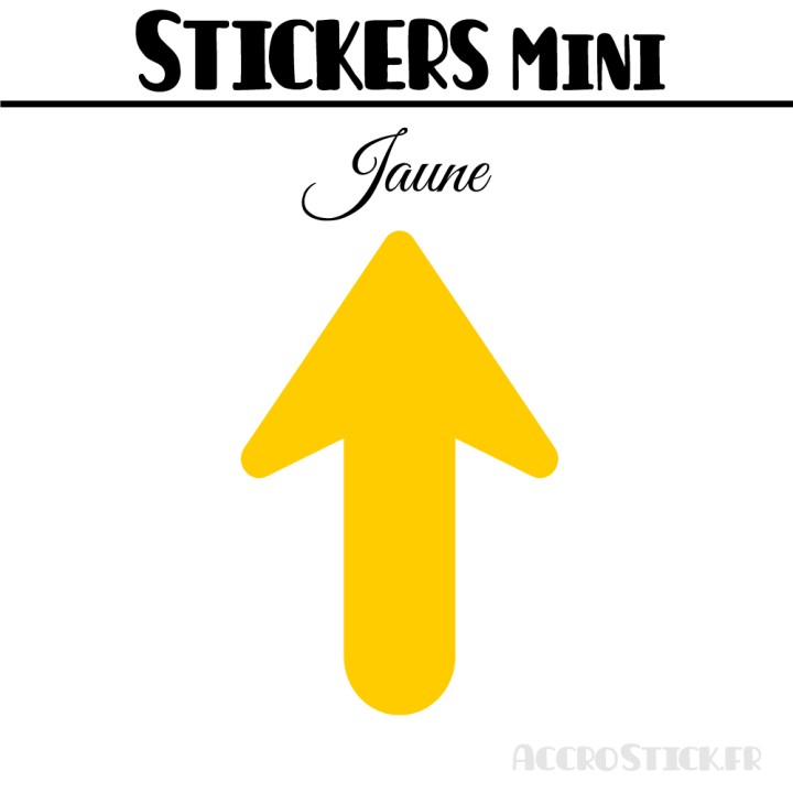 24 Flèches 4 cm - Stickers Flèches gommettes