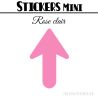 24 Flèches 4 cm - Stickers Flèches gommettes