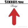 24 Flèches 4 cm - Stickers Flèches gommettes