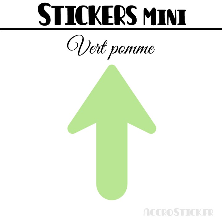 24 Flèches 4 cm - Stickers Flèches gommettes