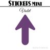24 Flèches 4 cm - Stickers Flèches gommettes