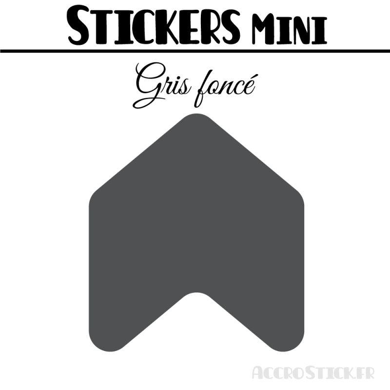 504 Flèches 0.8 cm - Stickers Flèches gommettes