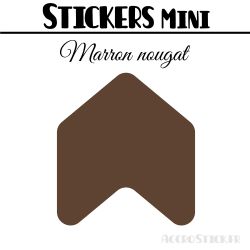 504 Flèches 0.8 cm - Stickers Flèches gommettes