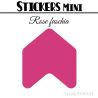 360 Flèches 1 cm - Stickers Flèches gommettes