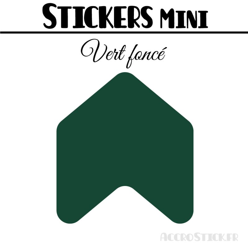 360 Flèches 1 cm - Stickers Flèches gommettes