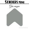 280 Flèches 1.2 cm - Stickers Flèches gommettes