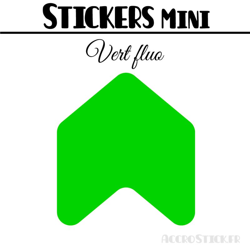120 Flèches 2 cm - Stickers Flèches gommettes