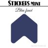 48 Flèches 3 cm - Stickers Flèches gommettes