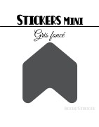 48 Flèches 3 cm - Stickers Flèches gommettes