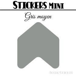 48 Flèches 3 cm - Stickers Flèches gommettes