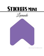 48 Flèches 3 cm - Stickers Flèches gommettes