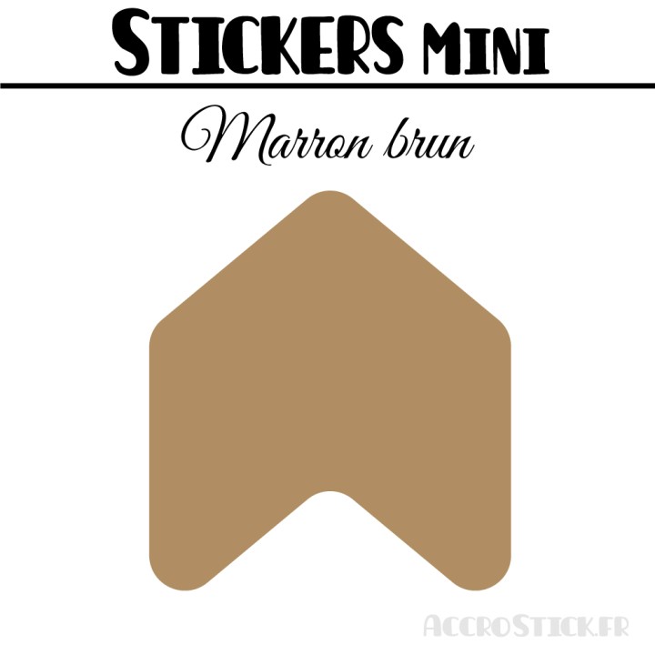 48 Flèches 3 cm - Stickers Flèches gommettes