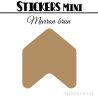 48 Flèches 3 cm - Stickers Flèches gommettes