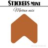 48 Flèches 3 cm - Stickers Flèches gommettes