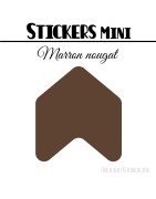 48 Flèches 3 cm - Stickers Flèches gommettes