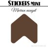 48 Flèches 3 cm - Stickers Flèches gommettes