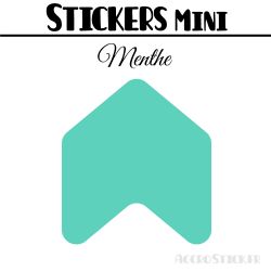 48 Flèches 3 cm - Stickers Flèches gommettes