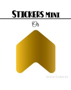 48 Flèches 3 cm - Stickers Flèches gommettes