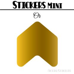 48 Flèches 3 cm - Stickers Flèches gommettes