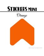 48 Flèches 3 cm - Stickers Flèches gommettes