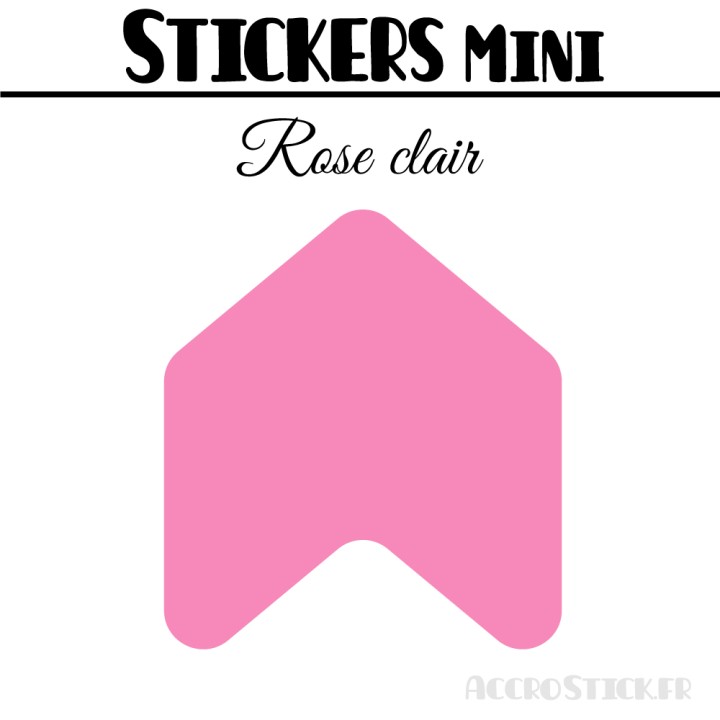 48 Flèches 3 cm - Stickers Flèches gommettes