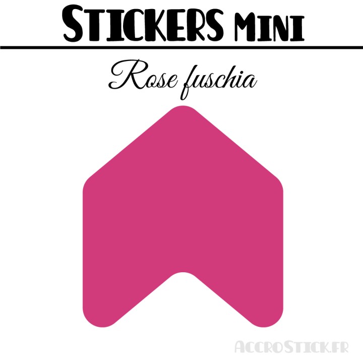 48 Flèches 3 cm - Stickers Flèches gommettes