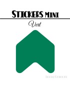48 Flèches 3 cm - Stickers Flèches gommettes