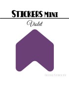 48 Flèches 3 cm - Stickers Flèches gommettes