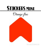48 Flèches 3 cm - Stickers Flèches gommettes