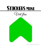 48 Flèches 3 cm - Stickers Flèches gommettes