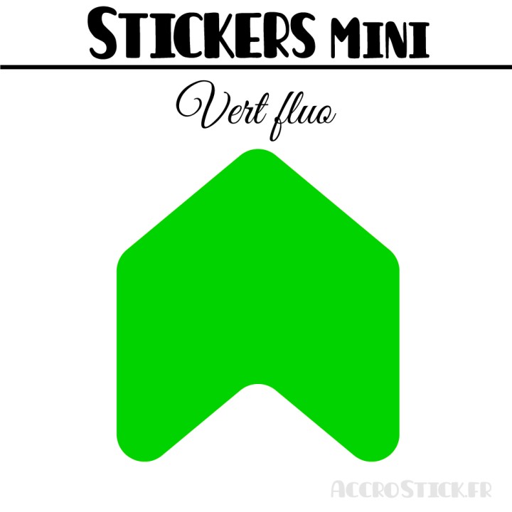48 Flèches 3 cm - Stickers Flèches gommettes