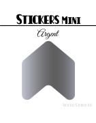 48 Flèches 3 cm - Stickers Flèches gommettes